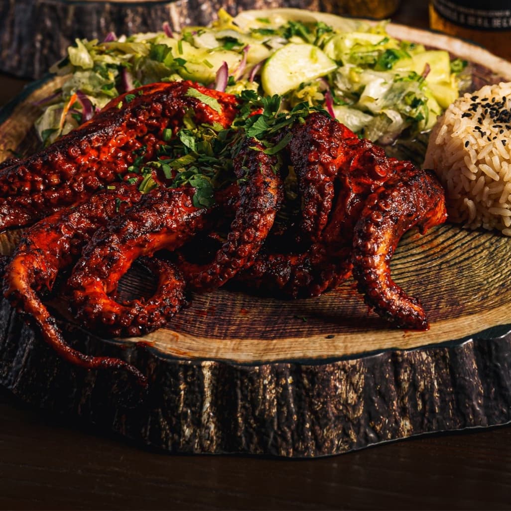 Pulpo Zarandeado